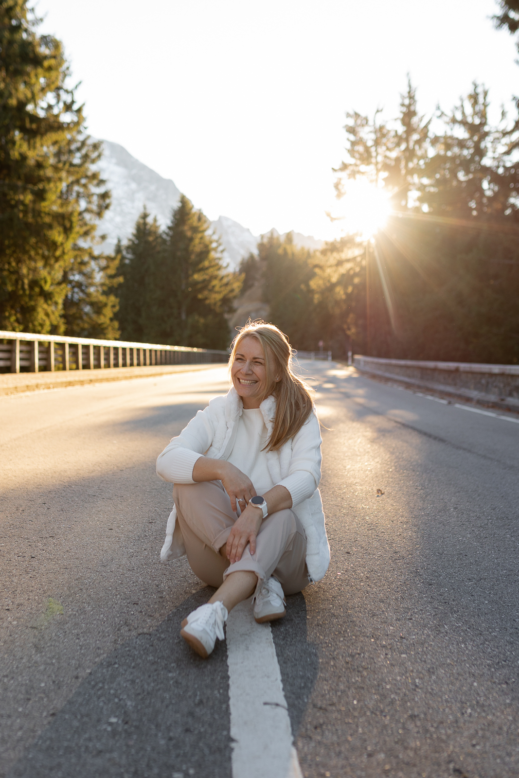 Die Fotografin Christine Bleisch aus Hallwang bei Salzburg macht ein Selbstportrait