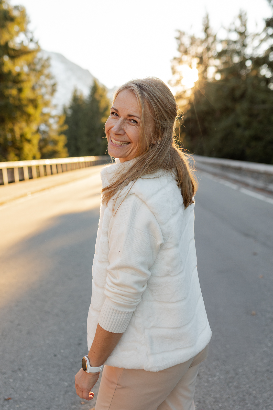 Die Fotografin Christine Bleisch aus Hallwang bei Salzburg macht ein Selbstportrait